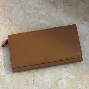 Coach Tan Leather Wallet